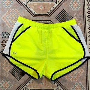 Under Armour Neon Running Shorts